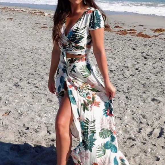 Floral Print Maxi Skirt - Picture 1 of 1